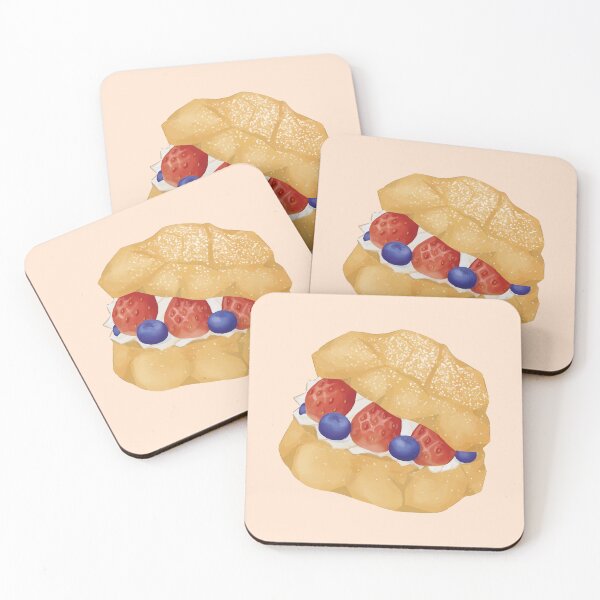 Item preview, Japan Cream Puff Pastry -strawberry blueberry designed and sold by Julia2Julia.