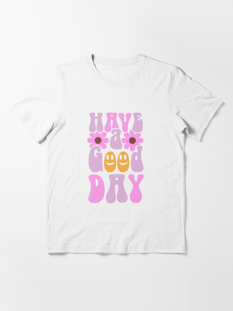 Have A Nice Day Shirt - Cute Preppy Aesthetic Lightning Bolt 2 Sided  T-Shirt Teen Girls