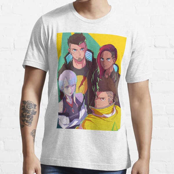 V David Luct Cyberpunk Edgerunners And Cyberpunk 2077 T Shirt For Sale By Aninomicon 0436