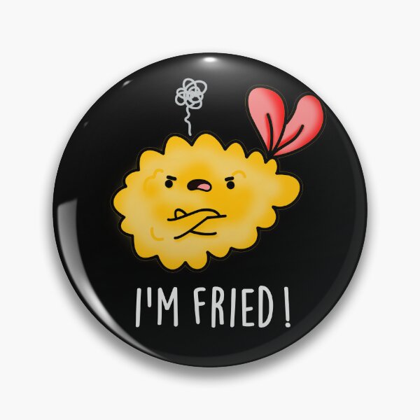 Aperçu de l'œuvre Je suis Fried Tempura Funny Sushi Puns (Dark BG) créée et vendue par punnybone.