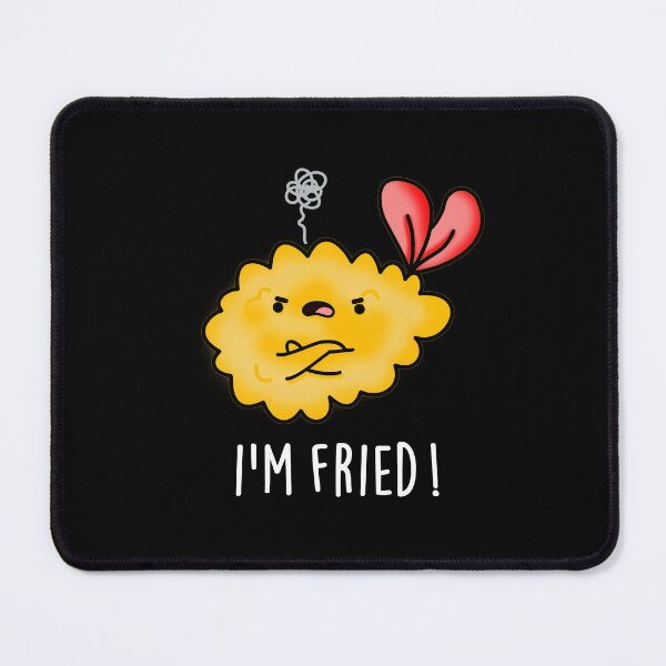 Item preview, I'm Fried Tempura Funny Sushi Puns (Dark BG) designed and sold by punnybone.