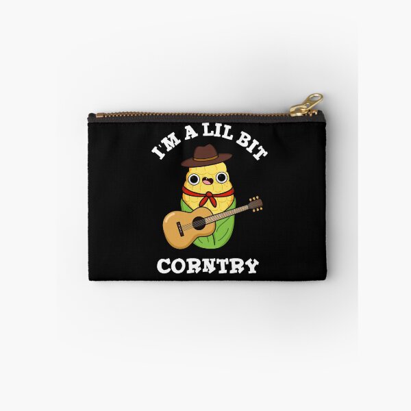 Item preview, I'm A Little Bit Corntry Funny Corn Puns (Dark BG) designed and sold by punnybone.