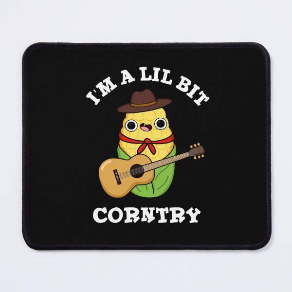 Item preview, I'm A Little Bit Corntry Funny Corn Puns (Dark BG) designed and sold by punnybone.