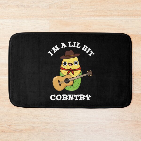Item preview, I'm A Little Bit Corntry Funny Corn Puns (Dark BG) designed and sold by punnybone.