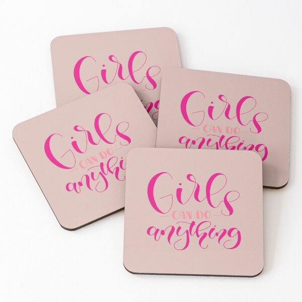 Item preview, Preppy Room Decor - Girls Can Do Anything Quote Art for Girls Preppy Room Decor Design designed and sold by Shop Your Aesthetic.