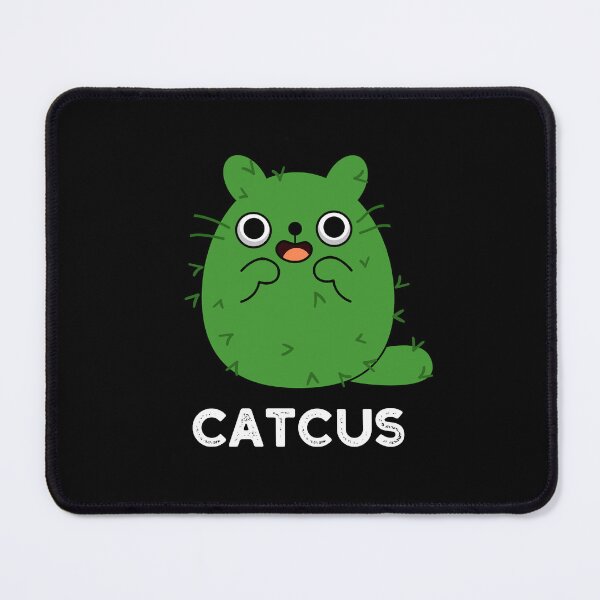 Item preview, Catcus Cactus Funny Cat Puns (Dark BG) designed and sold by punnybone.