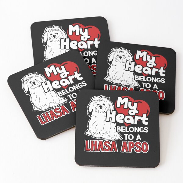 Item preview, My Heart Belongs To A Lhasa Apso designed and sold by UnknownArtistt.