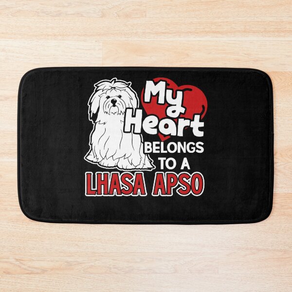 Item preview, My Heart Belongs To A Lhasa Apso designed and sold by UnknownArtistt.