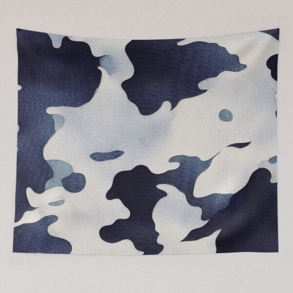 Item preview, Wavy Blue Abstract Contemporary Paint Splash Pattern Pixel Glitch Texture designed and sold by speedrunner.