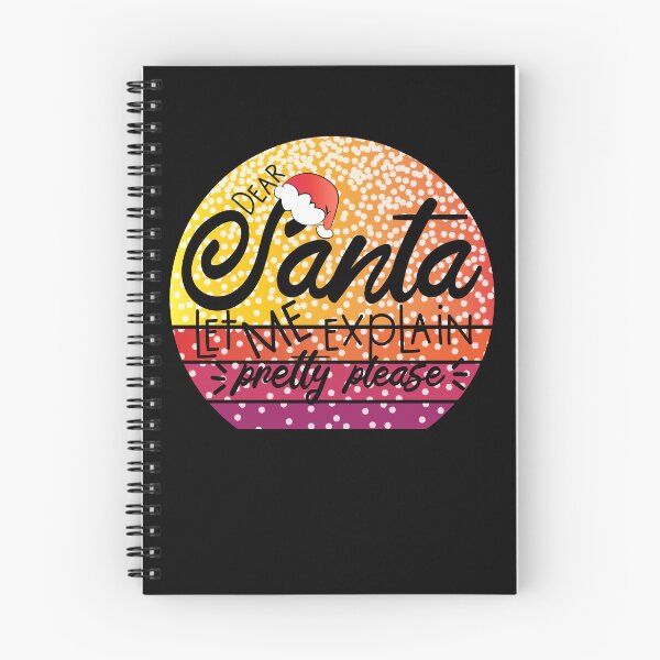 Item preview, Dear Santa let me explain funny christimas slogan with snowy sunset designed and sold by HoneyHue.