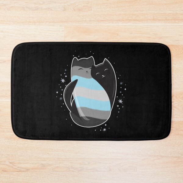 Item preview, Demiboy Cat LGBT Pride Flag designed and sold by Clara Hollins.