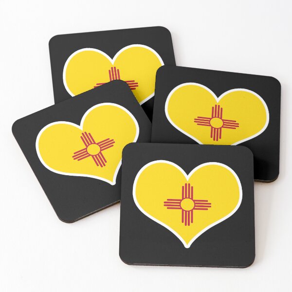 Item preview, New Mexico US State Flag Heart designed and sold by PKHalford.