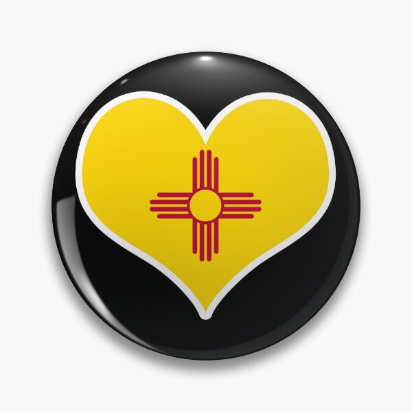 Item preview, New Mexico US State Flag Heart designed and sold by PKHalford.