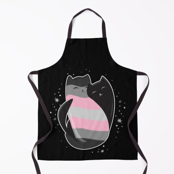 Item preview, Demigirl Cat LGBT Pride Flag designed and sold by Clara Hollins.