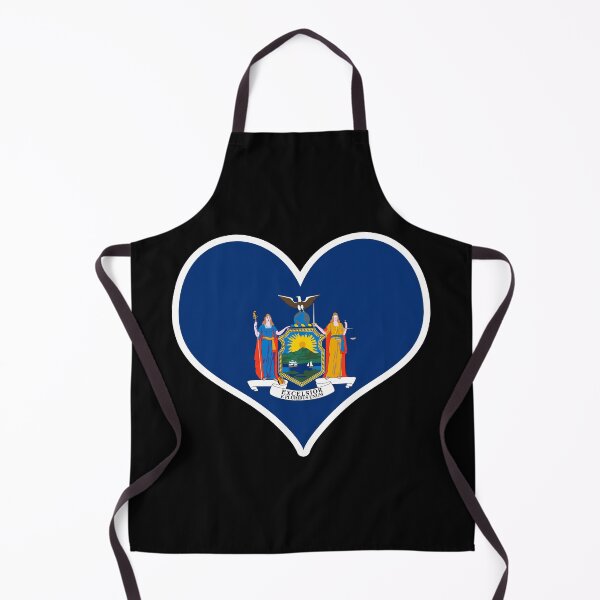 Item preview, New York US State Flag Heart designed and sold by PKHalford.