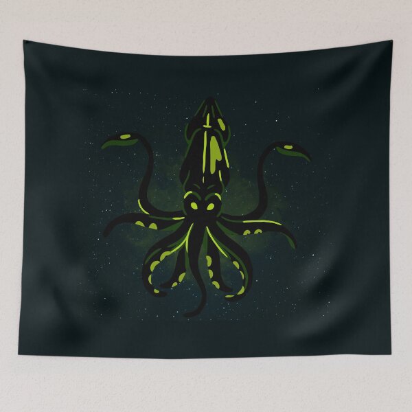 Item preview, Space Squid (Green Version) designed and sold by ZANGU.