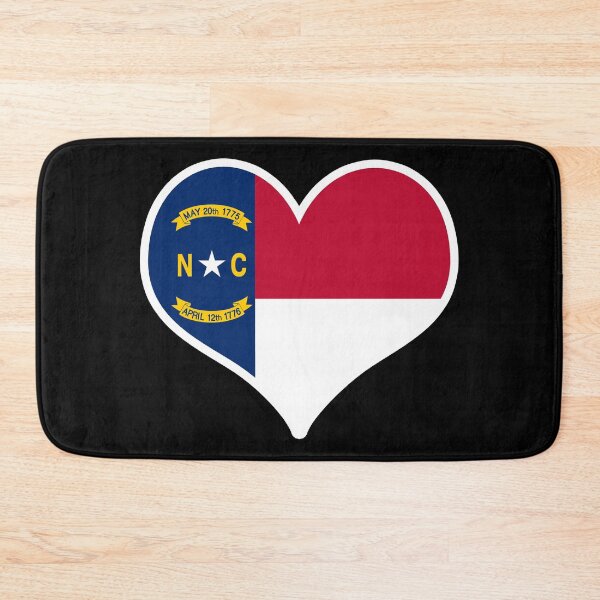 Item preview, North Carolina US State Flag Heart designed and sold by PKHalford.