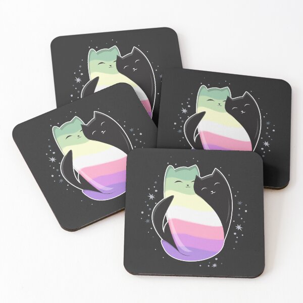 Item preview, Genderfae Cat LGBT Pride Flag designed and sold by Clara Hollins.