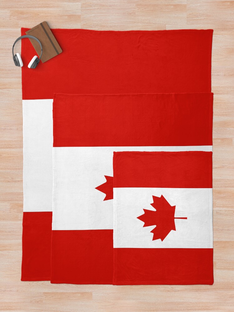 "Flag of Canada" Throw Blanket for Sale by CountriesFlags Redbubble