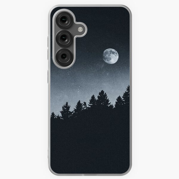 Item preview, Under Moonlight // Ghost Wood Vibes In A Dark Forest With Cascadia Trees In Magic Night Sky designed and sold by Tordis Kayma.