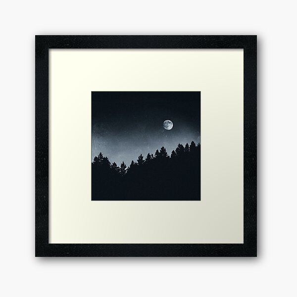 Under Moonlight Framed Art Print