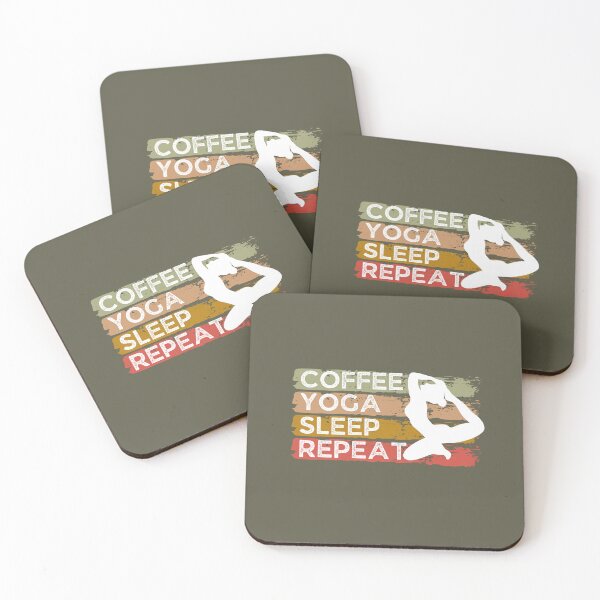Item preview, Coffee Yoga Sleep Repeat  designed and sold by GeeHanz.