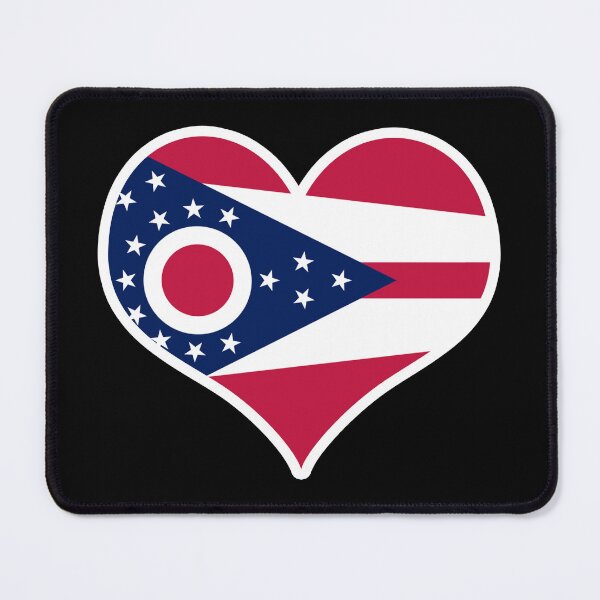 Item preview, Ohio US State Flag Heart designed and sold by PKHalford.