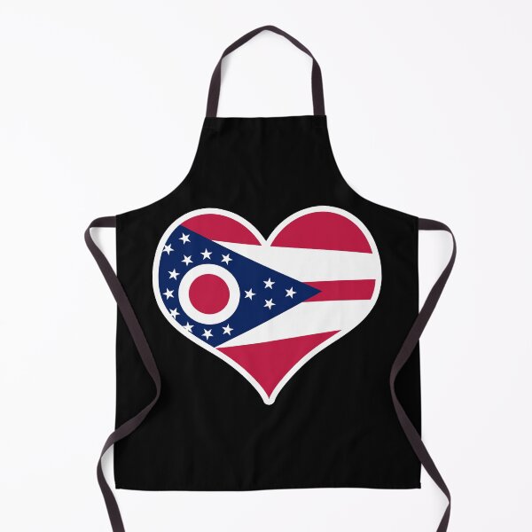 Item preview, Ohio US State Flag Heart designed and sold by PKHalford.