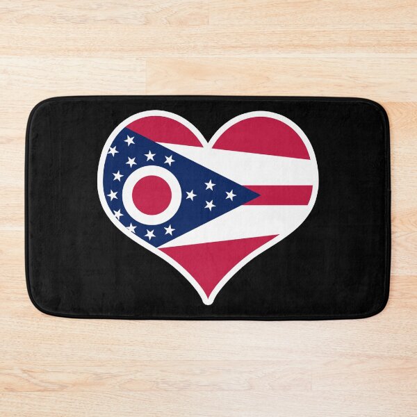 Item preview, Ohio US State Flag Heart designed and sold by PKHalford.