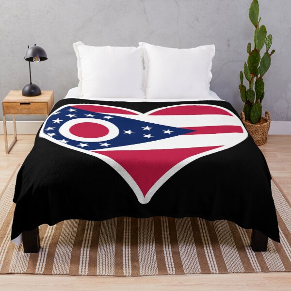 Item preview, Ohio US State Flag Heart designed and sold by PKHalford.