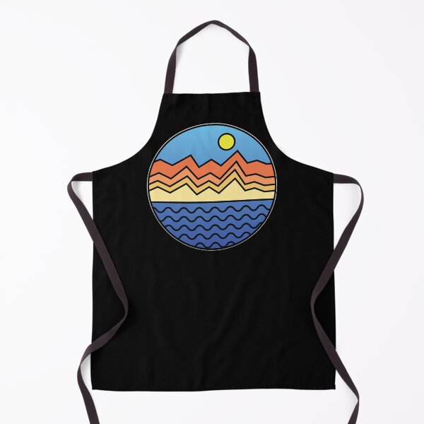 Artikelvorschau, Minimalist Nature Landscape Lake Sunset Line Art entworfen und verkauft von RoguePixel.