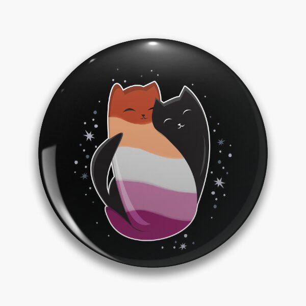 Item preview, Lesbian Cat LGBT Gay Pride Flag designed and sold by Clara Hollins.