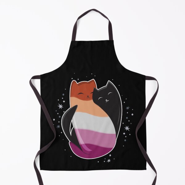 Item preview, Lesbian Cat LGBT Gay Pride Flag designed and sold by Clara Hollins.