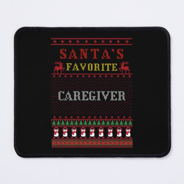 Item preview, Santa's Favorite Caregiver Ugly Sweater designed and sold by SimplyCosmic11.
