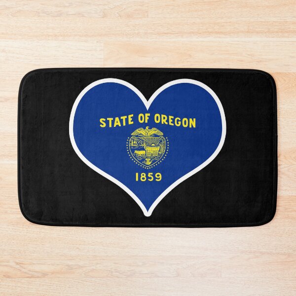 Item preview, Oregon US State Flag Heart designed and sold by PKHalford.