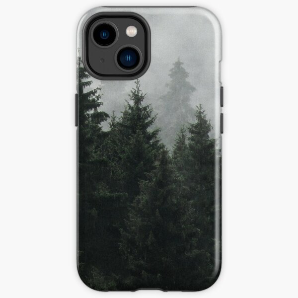 Discover Waiting For // Misty Foggy Fairytale Forest With Cascadia Trees Covered In Magic Fog | iPhone Case
