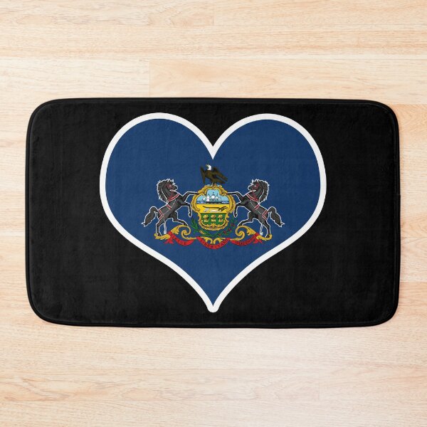 Item preview, Pennsylvania US State Flag Heart designed and sold by PKHalford.