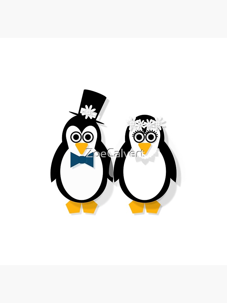 Penguin Bride and Groom\