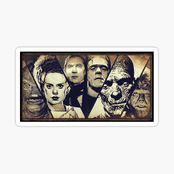 Item preview, Monsters!  Vintage Showcase designed and sold by AtomicCityArt.