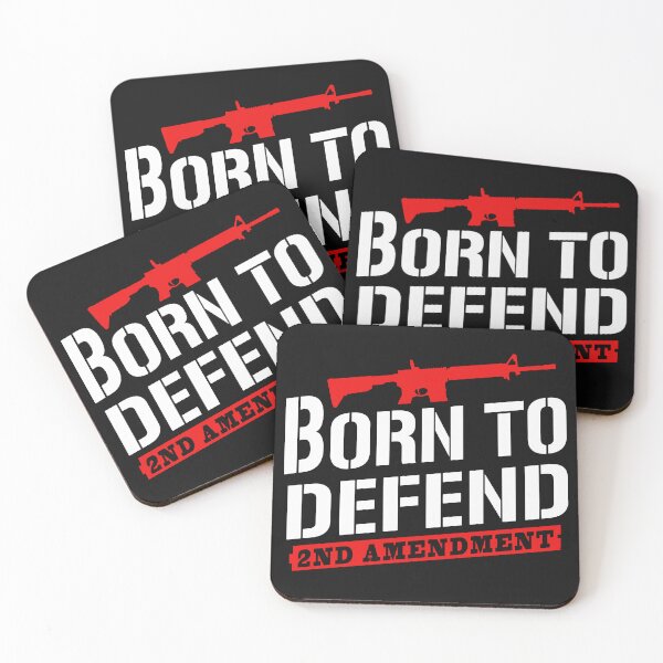 Item preview, Born To Defend Patriotic Gun Rights 2nd Amendment Second Amendment Patriotic American designed and sold by henrydy.