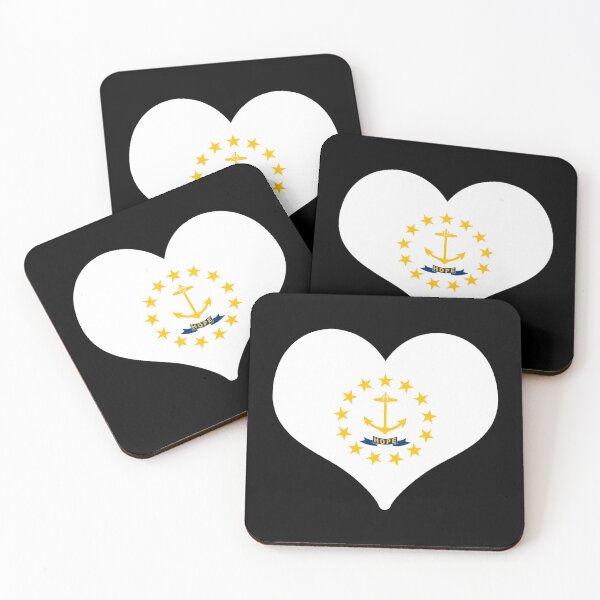 Item preview, Rhode Island US State Flag Heart designed and sold by PKHalford.