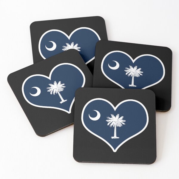 Item preview, South Carolina US State Flag Heart designed and sold by PKHalford.
