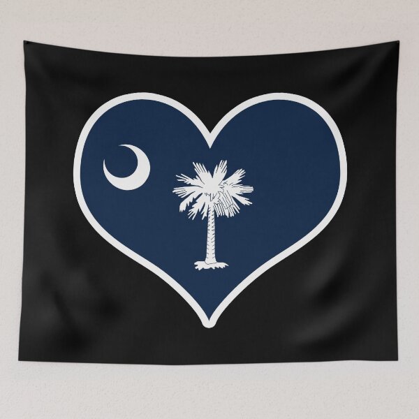 Item preview, South Carolina US State Flag Heart designed and sold by PKHalford.