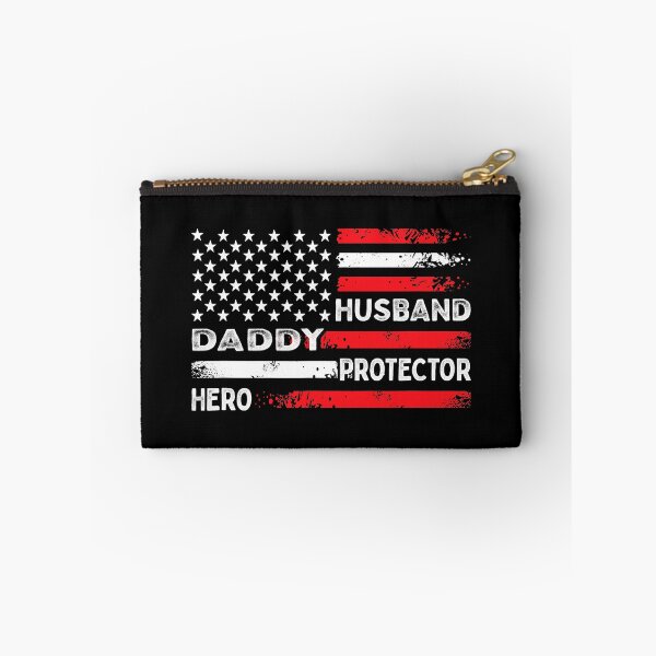 Item preview, Husband Daddy Protector Hero Fathers Day American Flag designed and sold by Abaddon-art.