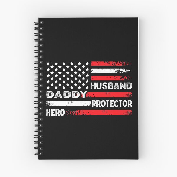 Item preview, Husband Daddy Protector Hero Fathers Day American Flag designed and sold by Abaddon-art.