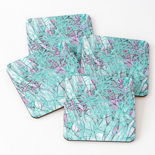 Item preview, Aquamarine Scribbles designed and sold by Crayle.