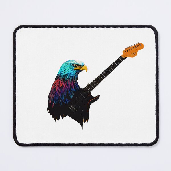 Item preview, Bald Eagle With Electric Guitar designed and sold by outkast-oasis.