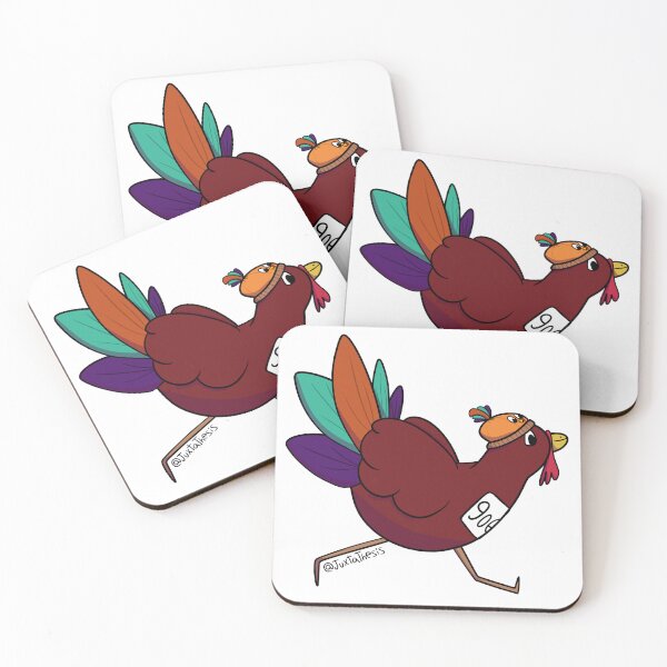 Item preview, Super Cute Turkey Trot Turkey Runner designed and sold by Juxtathesis.