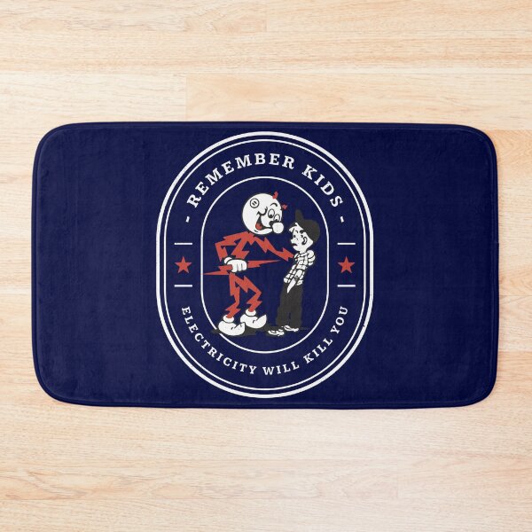 Item preview, Remember kids, electricity will kill you - vintage logo designed and sold by Primotees.