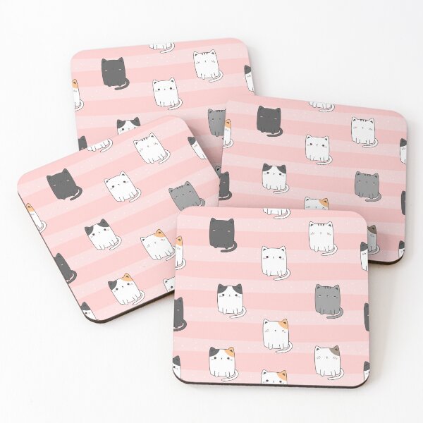 Item preview, Minimalistic Cute Cat Pattern Design designed and sold by XbaeX.